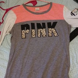 Pink mid arm long sleeve